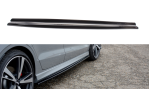 Maxton Seitenschweller Ansatz für Audi RS3 8V FL Limousine schwarz Hochglanz AU-RS3-8VF-S-SD1-G