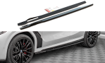 Maxton Seitenschweller Ansatz für BMW X6 M-Paket G06 schwarz Hochglanz BM-X6-06-MPACK-SD1-G