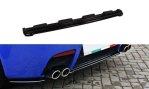 Maxton Mittlerer Diffusor Heck Ansatz für ALFA ROMEO 147 GTA  schwarz Hochglanz AL-147-1-GTA-RD1-G