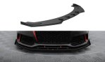 Maxton Street Pro Front Ansatz + Flaps Audi A7 RS7 Look C7 schwarz Hochglanz AUA7C7RS7LOOKCNC-FD1BRB+FSF1-G