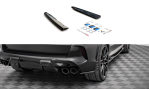 Maxton Heck Ansatz Flaps Diffusor für BMW X5M F95 schwarz matt BM-X5M-05-RSD1-T