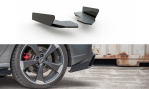 Maxton Racing Heck Ansatz Flaps Diffusor +Flaps für Audi RS3 8V Sportback schwarz Hochglanz AURS38VCNC-RSD1BRB+RSF1-G
