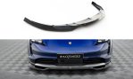 Maxton Front Ansatz Porsche Taycan Cross Turismo 4S schwarz Hochglanz PO-TAY-1-4S-CT-FD1-G