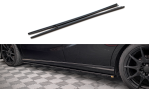 Maxton Seitenschweller Ansatz für Mercedes-Benz B W246 Facelift schwarz Hochglanz ME-B-246F-SD1-G