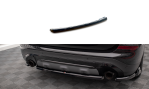 Maxton Zentrale Hinten Splitte BMW X3 G01 schwarz Hochglanz BM-X3-01-RD1-G