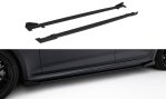 Maxton Street Pro Seitenschweller Ansatz + Flaps Audi RS5 Sportback F5 schwarz Hochglanz AURS52SBCNC-SD1BRB+SF1-G