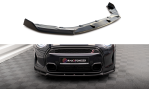 Maxton Front Ansatz V.2 für Mini Cooper S F56 Facelift schwarz Hochglanz MC-S-3F-56-JCW-FD2-G