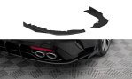 Maxton Street Pro Heck Ansatz Flaps Diffusor + Flaps Kia Stinger GT / GT-Line Mk1 schwarz Hochglanz KIST1GTLINECNC-RSD1B+RSF1-G