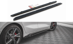 Maxton Seitenschweller Ansatz für Audi S3 / A3 S-Line 8Y schwarz Hochglanz AU-A3-8Y-SLINE-SD1-G