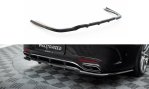 Maxton Mittlerer Cup Diffusor Heck Ansatz Mercedes-Benz S Coupe AMG-Line C217 Facelift schwarz Hochglanz ME-S-C217-AMGLINE-C-RD1G+RD2-G