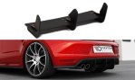 Maxton Diffusor Heck Ansatz für Heckschürze für VW Polo 6R GTI Facelift VW-PO-5F-GTI-CNC-RS1