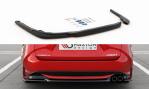 Maxton Heck Ansatz Flaps Diffusor für Toyota Corolla XII Touring Sports schwarz Hochglanz TO-CO-12-TS-RSD1-G