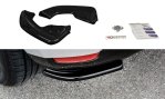 Maxton Heck Ansatz Flaps Diffusor für Renault Clio Mk4 schwarz Hochglanz RE-CL-4-RSD1-G