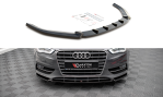 Maxton Front Ansatz für Audi A3 Sportback 8V schwarz Hochglanz AU-A3-8V-FD1-G