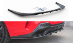 Maxton Mittlerer Diffusor Heck Ansatz DTM Look für BMW 8 Coupe M-Paket G15 schwarz Hochglanz BM-M850-G15-RD1G+RD2-G