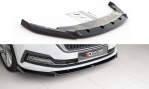 Maxton Front Ansatz V.1 für Skoda Octavia Mk4 schwarz Hochglanz SK-OC-4-FD1-G