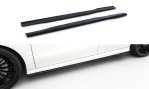 Maxton Seitenschweller Ansatz Mercedes-AMG CLA 35 / 45 Coupe / Shooting Brake C118 Facelift / X118 Facelift schwarz Hochglanz ME-CLA-118F-35-SD1-G