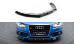 Maxton Front Ansatz V.4 Audi S4 / A4 S-Line B8 schwarz Hochglanz AU-S4-B8-FD4-G