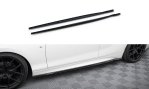 Maxton Seitenschweller Ansatz V.5 BMW 1er M-Paket / M140i F20 Facelift schwarz Hochglanz BM-1-F20F-M-SD4-G