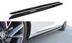 Maxton Seitenschweller Ansatz für Skoda Superb Mk3 schwarz Hochglanz SK-SU-3-SD1-G