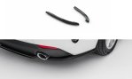 Maxton Heck Ansatz Flaps Diffusor BMW 4er Coupe / Cabrio G22 / G23 schwarz Hochglanz BM-4-G23-CA-RSD1-G