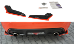Maxton Heck Ansatz Flaps Diffusor V.2 für TOYOTA GT86 FACELIFT  schwarz Hochglanz TO-GT86-1F-RSD1RRED+RSD1-G