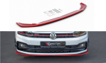 Maxton Front Ansatz V.2 für VW Polo AW GTI schwarz Hochglanz VW-PO-6-GTI-FD2-G