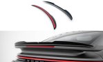 Maxton Spoiler CAP Abrisskante Porsche 911 Turbo S Sport Package 992 schwarz Hochglanz PO-911-992-TURBO-S-SPORT-CAP1-G