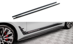 Maxton Seitenschweller Ansatz für V.2 für BMW i4 M-Paket G26 schwarz Hochglanz BM-I4-G26-MPACK-GC-SD2-G
