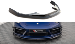 Maxton Front Ansatz V.2 für Porsche 911 Carrera Aero 992 schwarz Hochglanz PO-911-992-CA-AERO-FD2-G