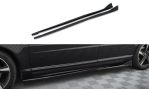 Maxton Seitenschweller Ansatz Volvo S80 Mk2 schwarz Hochglanz VO-S80-3-SD1-G