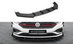 Maxton Street Pro Front Ansatz + Flaps Ford Mustang GT Mk6 schwarz Hochglanz VWJE7GLICNC-FD1BRB+FSF1-G