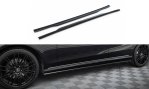 Maxton Seitenschweller Ansatz Mercedes-Benz E W212 Facelift schwarz Hochglanz ME-E-212F-SD1-G