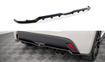 Maxton Mittlerer Diffusor Heck Ansatz DTM Look für V.2 Toyota Yaris Mk4 schwarz Hochglanz TO-YA-4-RD2G+RD3-G