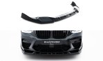 Maxton Front Ansatz BMW X3 M F97 schwarz Hochglanz BM-X3M-F97-FD1-G