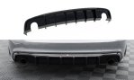 Maxton Diffusor Heck Ansatz Audi A5 S-Line Coupe / Sportback 8T Facelift (Version mit Einzelauspuff auf beiden Seiten) AU-S5-1F-RS1GO_O