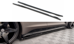 Maxton Seitenschweller Ansatz für V.1 für Audi e-Tron GT / RS GT Mk1 schwarz Hochglanz AU-ETRON-1-RS-SD1-G