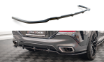 Maxton Mittlerer Diffusor Heck Ansatz DTM Look für V.2 BMW X6 M-Paket G06 schwarz Hochglanz BM-X6-06-MPACK-RD3G+RD4-G