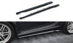 Maxton Seitenschweller Ansatz Brabus Smart Fortwo C451 Facelift schwarz Hochglanz BR-SM-FT-451-SD1-G