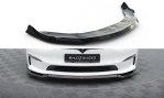 Maxton Front Ansatz V.2 Tesla Model S Plaid Mk1 Facelift schwarz Hochglanz TE-MODELS-1F2-PL-FD2-G