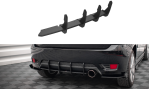 Maxton Street Pro Heckschürze für Ford Fiesta ST Mk6 FOFI6STCNC-RS1BRB