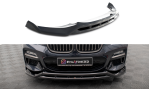 Maxton Front Ansatz V.2 für BMW X4 M-Paket G02 schwarz Hochglanz BM-X4-02-MPACK-FD2G+FD2R-G