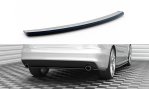 Maxton Mittlerer Cup Diffusor Heck Ansatz Audi A4 S-Line B8 Facelift schwarz Hochglanz AU-A4-B8F-SLINE-AV-RD1-G