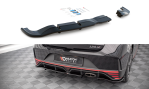 Maxton Mittlerer Diffusor Heck Ansatz DTM Look für Hyundai I20 N Mk3 schwarz Hochglanz HY-I20-3-N-RSD1G+RD1-G
