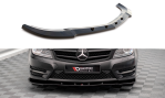 Maxton Front Ansatz V.2 für Mercedes-Benz C Coupe AMG-Line C204 schwarz Hochglanz ME-C-204F-AMGLINE-C-FD2-G