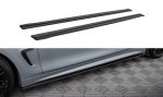 Maxton Street Pro Seitenschweller Ansatz BMW 4er Coupe / Gran Coupe / Cabrio M-Paket F32 / F36 / F33 BM4F32MPACKCNC-SD2BRB