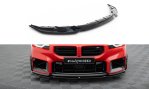 Maxton Front Ansatz BMW M2 M-Performance G87 schwarz Hochglanz BM-M2-G87-MP-FD1-G