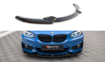 Maxton Front Ansatz V.2 für BMW 2 M-Paket F22 schwarz Hochglanz BM-2-22-MPACK-FD2-G