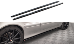 Maxton Seitenschweller Ansatz für Volvo C70 Mk1 schwarz Hochglanz VO-C70-1-SD1-G