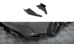 Maxton Street Pro Heck Ansatz Flaps Diffusor + Flaps Mercedes-AMG C63 Limousine / Kombi W205 Facelift schwarz Hochglanz MEC205F63CNC-RSD1BRB+RSF1-G